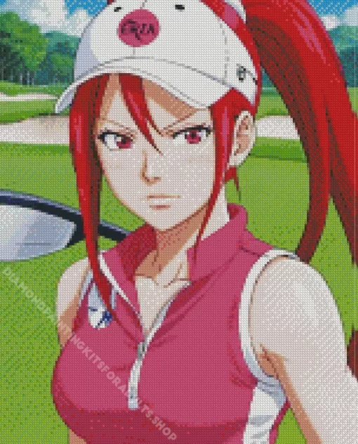 Erza Scarlet Anime Girl Diamond Painting