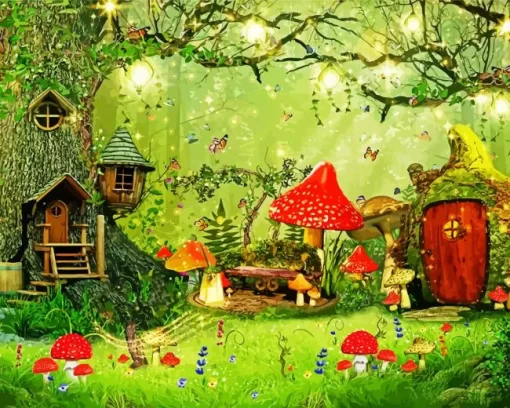 Fairy Forest Art Diamond Painting