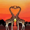 Giraffe Romance Diamond Painting