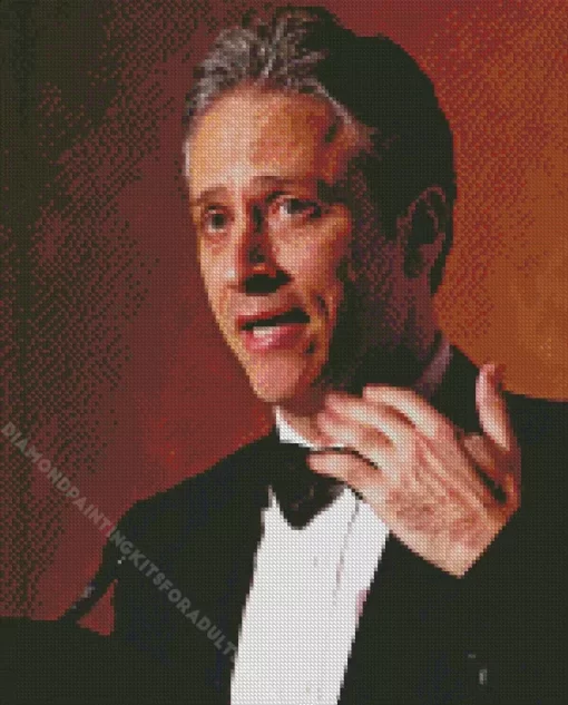 Jon Stewart Diamond Painting