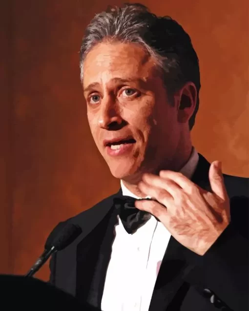 Jon Stewart Diamond Painting