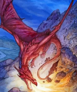 LOTR Smaug Dragon Diamond Painting