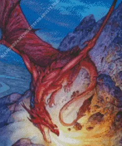 LOTR Smaug Dragon Diamond Painting