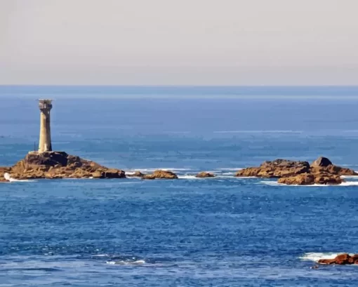 Longships Lighthouse Diamond Painting