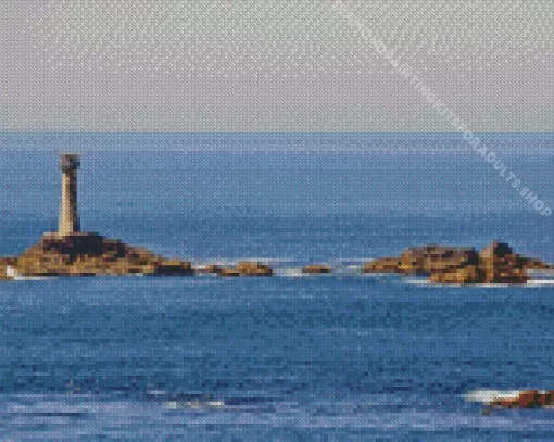 Longships Lighthouse Diamond Painting