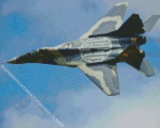 Mig 29 Fulcrum Diamond Painting