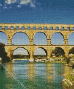 Nimes Pont Du Gard Diamond Painting