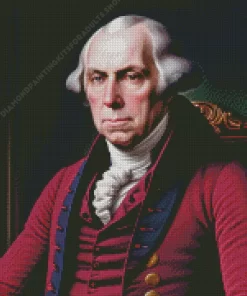 President James Madison Portrait Diamond Painting