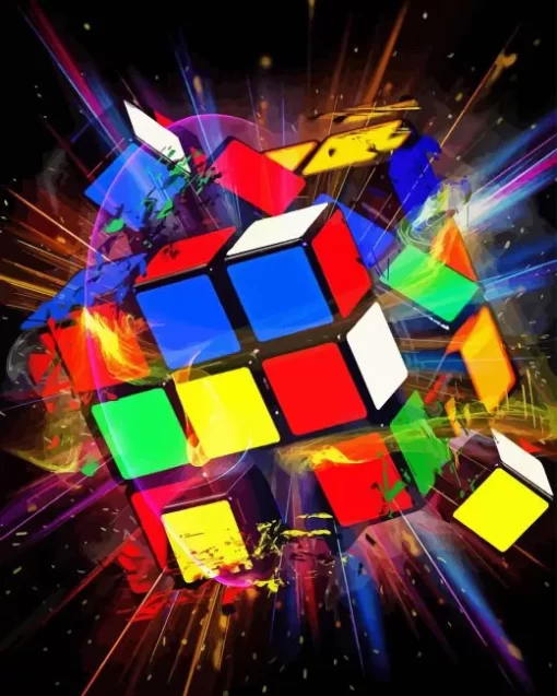 Rubiks Cube Diamond Painting