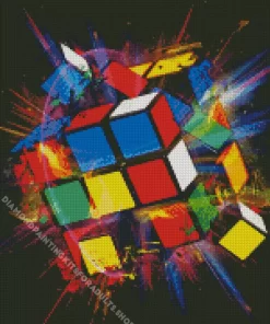 Rubiks Cube Diamond Painting