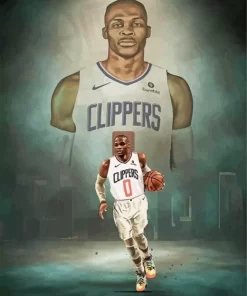 Russell Westbrook LA Clippers Diamond Painting