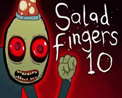 Salad Fingers Diamond Painting