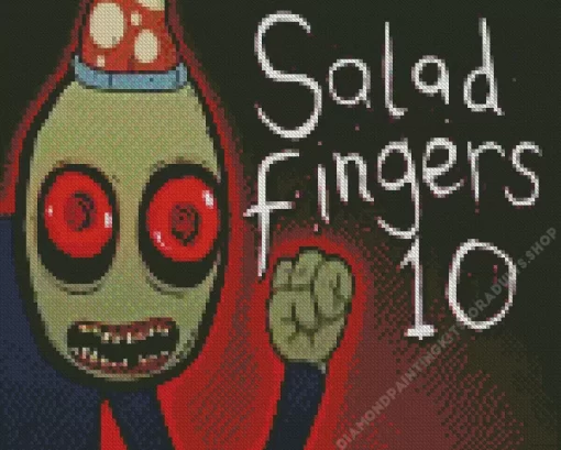 Salad Fingers Diamond Painting