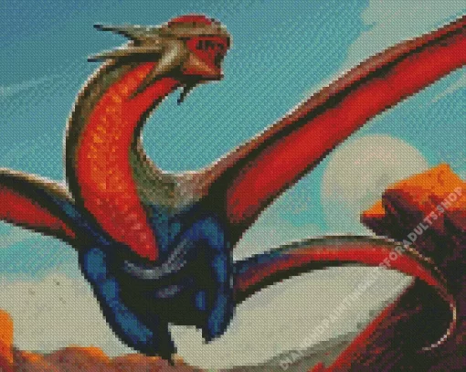 Salamence Diamond Painting