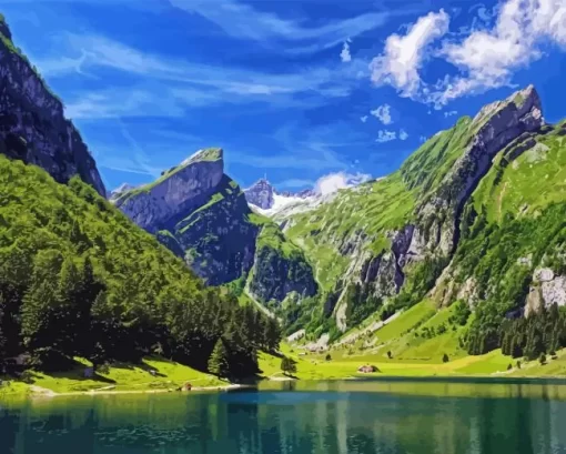 Seealpsee Diamond Painting