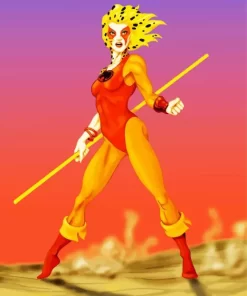 Thundercats Cheetara Diamond Painting