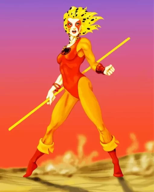 Thundercats Cheetara Diamond Painting