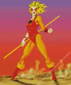 Thundercats Cheetara Diamond Painting