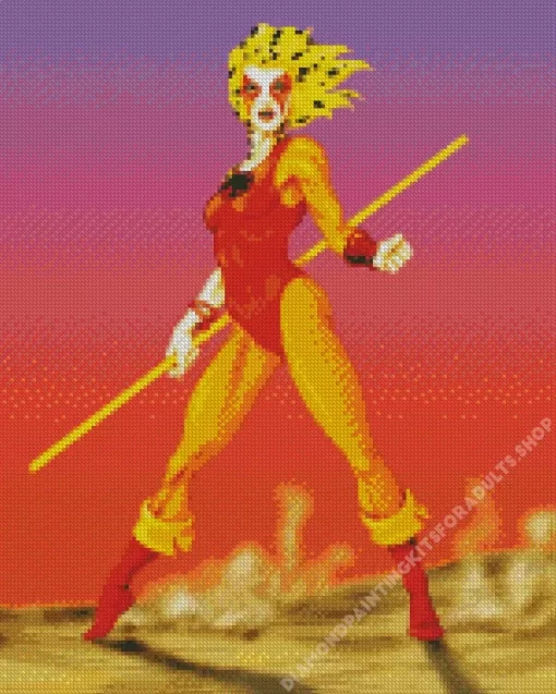 Thundercats Cheetara Diamond Painting