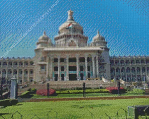 Vidhana Soudha Diamond Painting