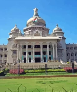 Vidhana Soudha Diamond Painting