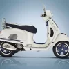 White Vespa Diamond Painting