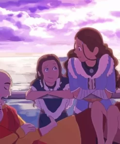 Aang And Katara family Diamond Painting