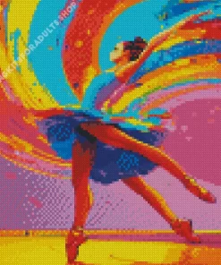 Abstract Ballerina Diamond Painting