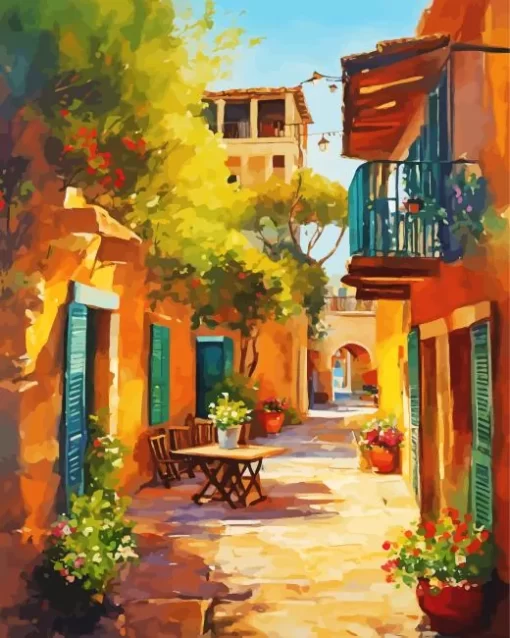 Aesthetic Greek Street Art Diamond Painting