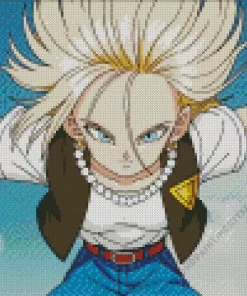 Android 18 Diamond Painting