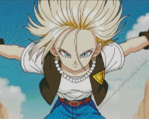 Android 18 Diamond Painting