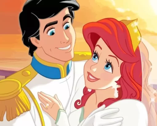 Ariel And Eric Diamond Painting