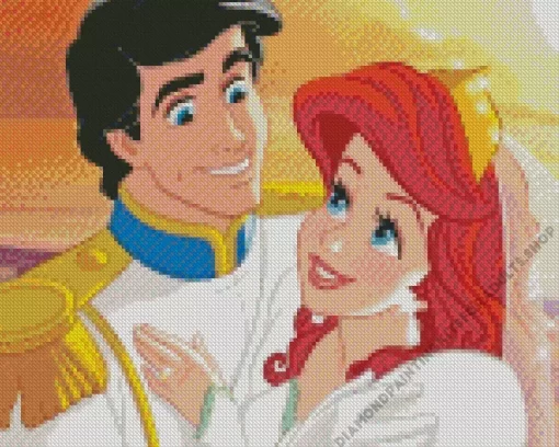 Ariel And Eric Diamond Painting