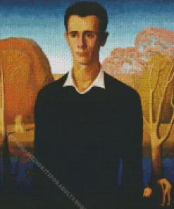 Arnold Comes Of Age By Grant Wood Diamond Painting