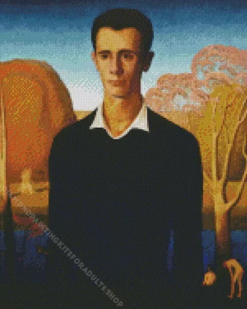 Arnold Comes Of Age By Grant Wood Diamond Painting