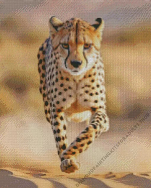 Asiatic Cheetah Diamond Painting