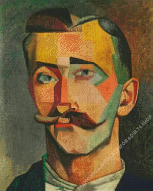 Auguste Herbin Portrait Diamond Painting