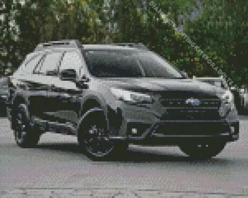 Black Subaru Diamond Painting