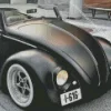 Black Volkswagen Beetle convertible Diamond Painting