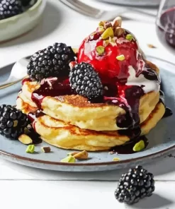 Blackberries Pancake Diamond Painting