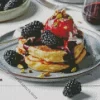 Blackberries Pancake Diamond Painting