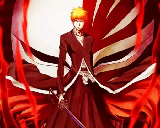 Bleach Anime Ichigo Character Diamond Painting