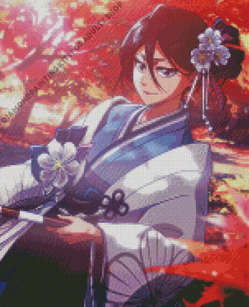 Bleach Anime Rukia Diamond Painting