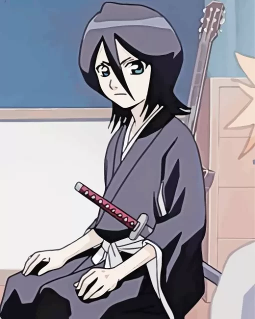 Bleach Anime Rukia Kuchiki Diamond Painting