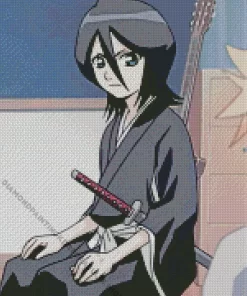 Bleach Anime Rukia Kuchiki Diamond Painting