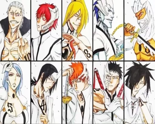 Bleach Arrancar Numbers Diamond Painting