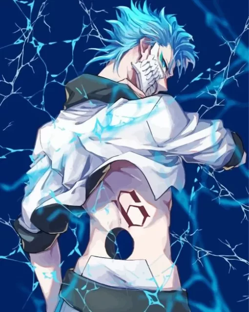 Bleach Grimmjow Number 6 Diamond Painting