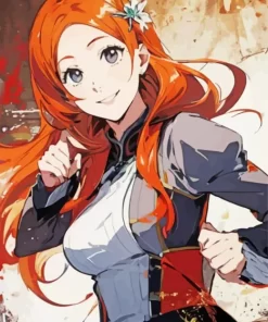 Bleach Ichigo Girlfriend Orihime Inoue Diamond Painting