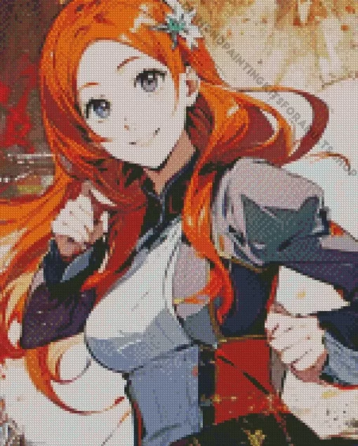 Bleach Ichigo Girlfriend Orihime Inoue Diamond Painting