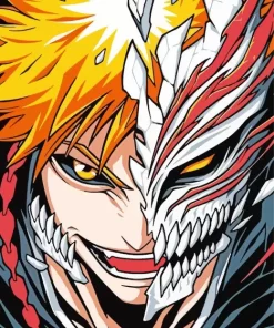 Bleach Ichigo Half Hollow Diamond Painting